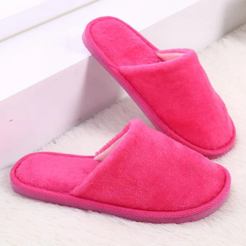 2019 For Lovers Winter Indoor Slippers Light Candy Colors Causal Shoes Slip on Warm Women's XWT1020 | Обувь