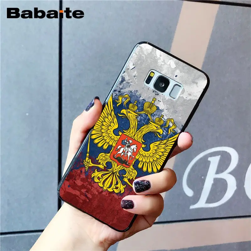Babaite Armenia Albania флаг России герб чехол для телефона samsung Galaxy S8 S7 edge S10 S10E S10lite S9plus S5 M10 20
