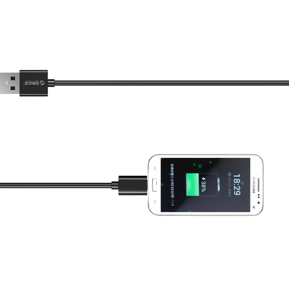 ORICO 5 шт./лот Micro USB 2 0 кабель для зарядки данных длина 30 см смартфонов Samsung Xiaomi LG Android