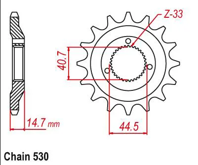 Передняя Звездочка мотоцикла LOPOR 530 21T для Harley Davidson XLH883 XLH1200 1991-1992 | Автомобили и