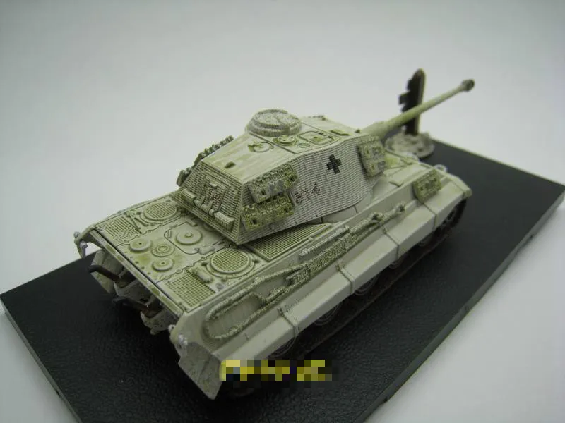 ATLAS 1/72 масштаб военная модель игрушки Tiger II Budapest 1945 литой металлический Танк модель игрушки для подарка, коллекции, украшения