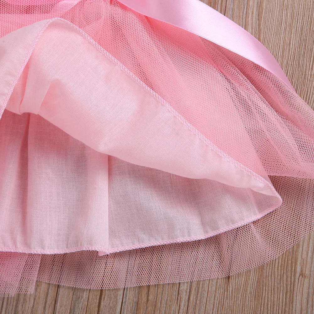 Фантазийное От 1 до 2 лет платье для маленьких девочек на день рождения Сетчатое