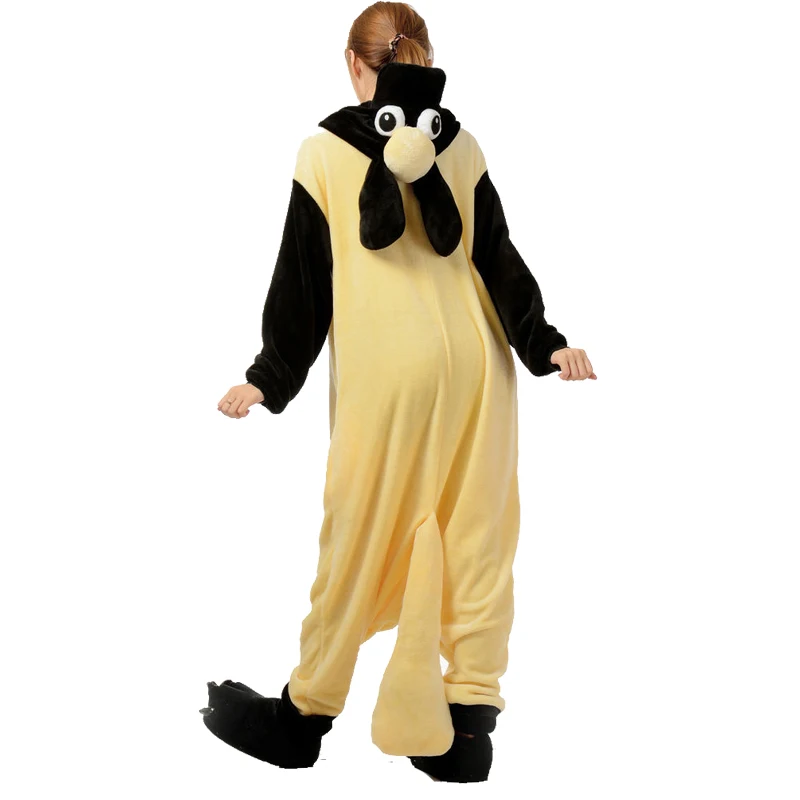 Забавный мультфильм кигуруми пижамы овечки Onesie с капюшоном Шон Комбинезоны для
