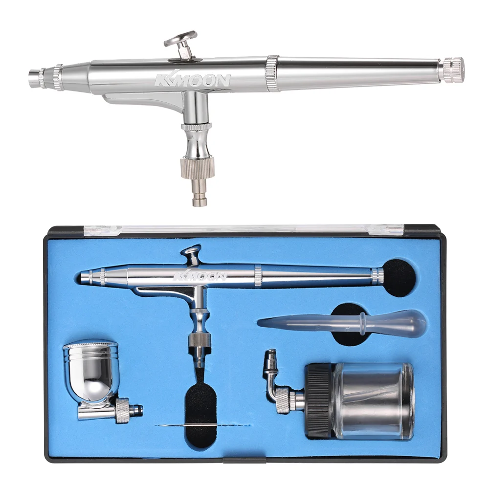 Аэрограф Двойного действия распылитель пистолет для макияжа пипетка гаечный