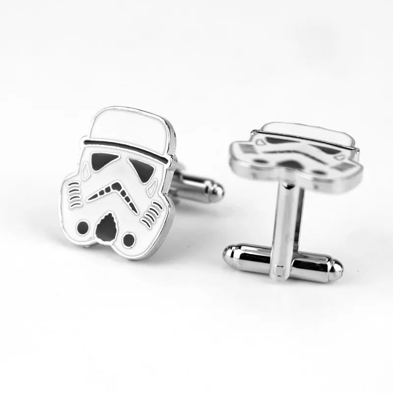 14 Запонки «Звездные войны» Сокол Дарт Вейдер BB8 R2D2 истребитель рыцарь Штурмовик супергерой Зажимы для галстука, запонки для фанатов ювелирные изделия подарок - Окраска металла: 14