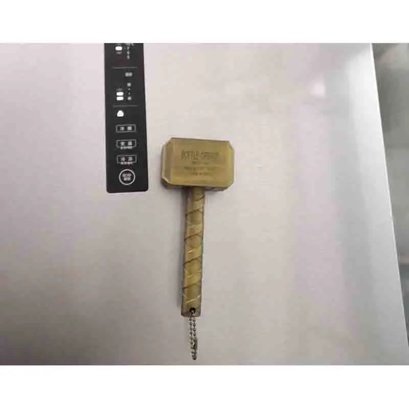 Copper with magnetic Форма Молот Тора форма d бутылка содовой штопор открывалка для бутылок пива открывалка для пивных бутылок инструмент для кухни подарок - Цвет: Copper with magnetic