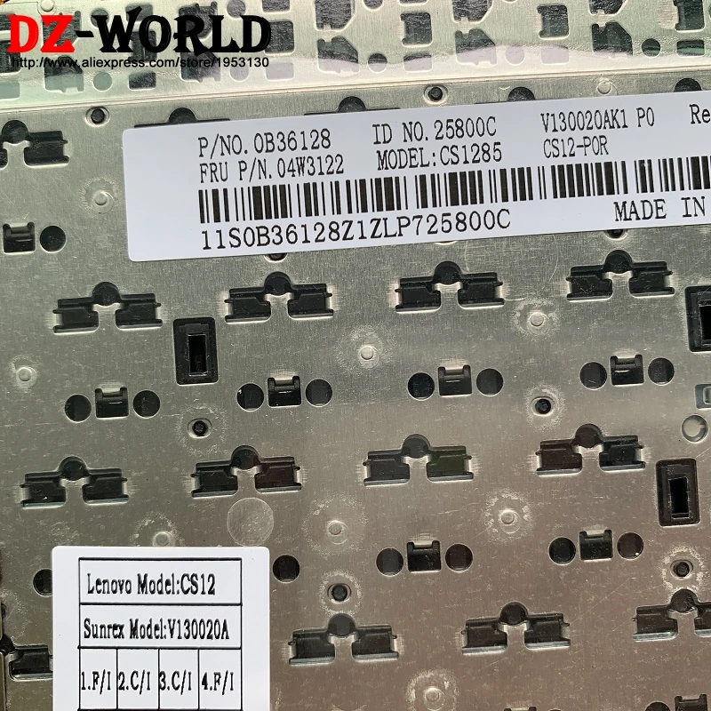 Portuguese Keyboard for Lenovo Thinkpad T430 T430i T430S X230 X230i T530 T530i W530 Tablet Portugal Teclado 04W3122 04W3047 | Компьютеры и