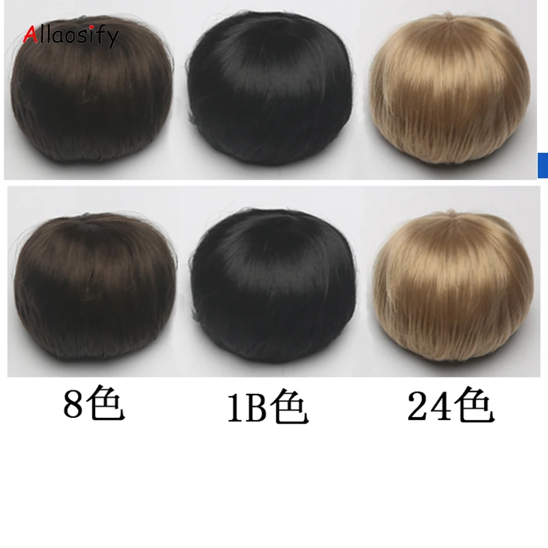 Allaosify Bjd/SD как кукольный парик мальчик shortcurly волосы 1/3 высоких температур кукольный парик с взрыва bjd волосы bjd парик
