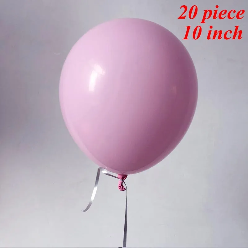 20 шт. 10 дюймов 2,3 г латекс воздушный шар 36 Макарон цвет свадебные украшения воздушные шары для дня рождения День Святого Валентина декоративный шар - Цвет: Macaron Rose pink