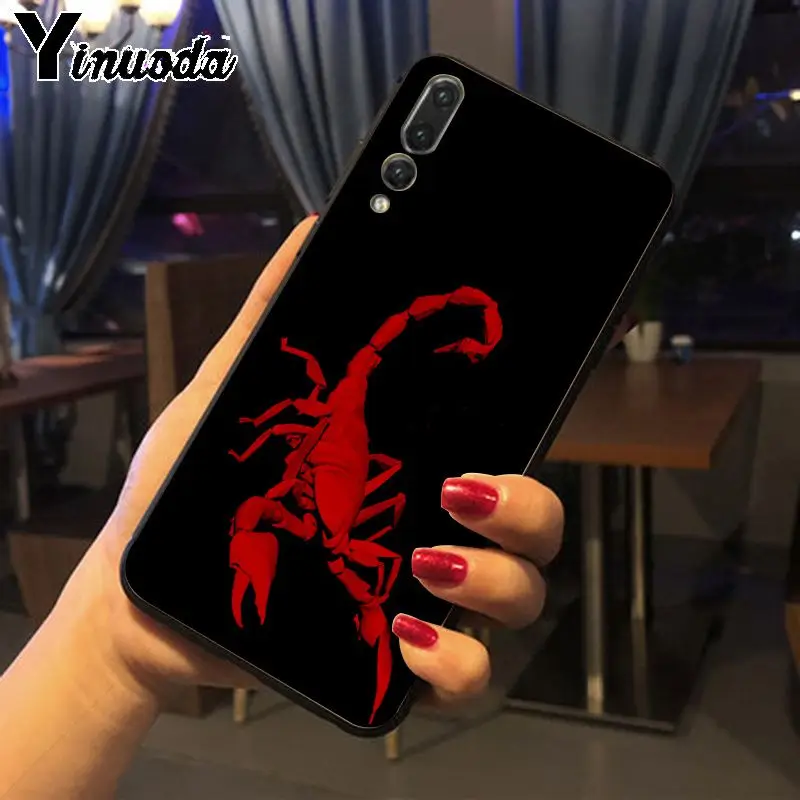 Силиконовый мягкий чехол для телефона Yinuoda Animal crab scorpion Huawei P20pro mate10lite p9 p10plus honor 8x 7A