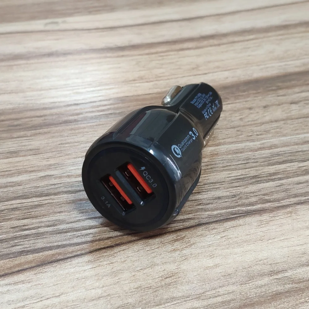 DIYSECUR Quick Charge 3 0 Автомобильное зарядное устройство мобильный телефон Dual Usb
