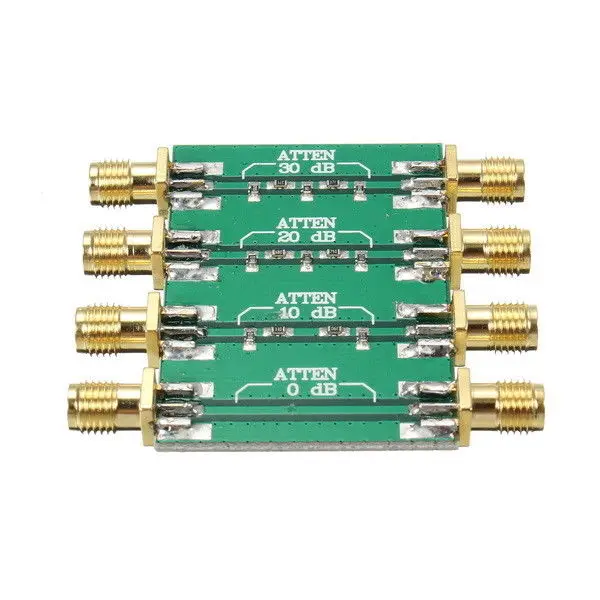 WISH-200mW DC 4,0 GHz RF Фиксированный аттенюатор SMA двойная Женская головка 0dB 10dB 20dB 30dB