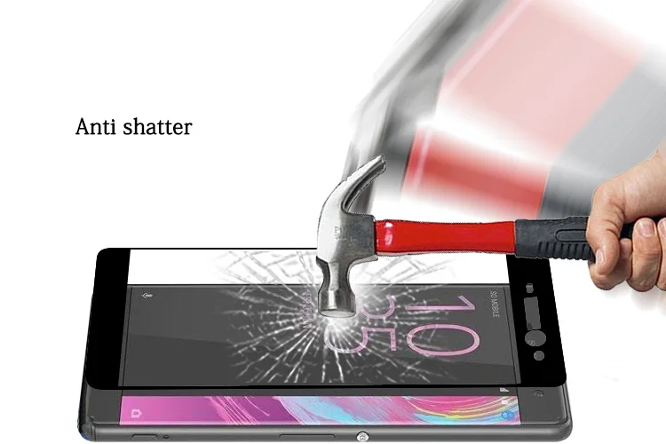 Закаленное стекло премиум класса с полным покрытием пленка для Sony Xperia XA Ultra 6 0 &quot