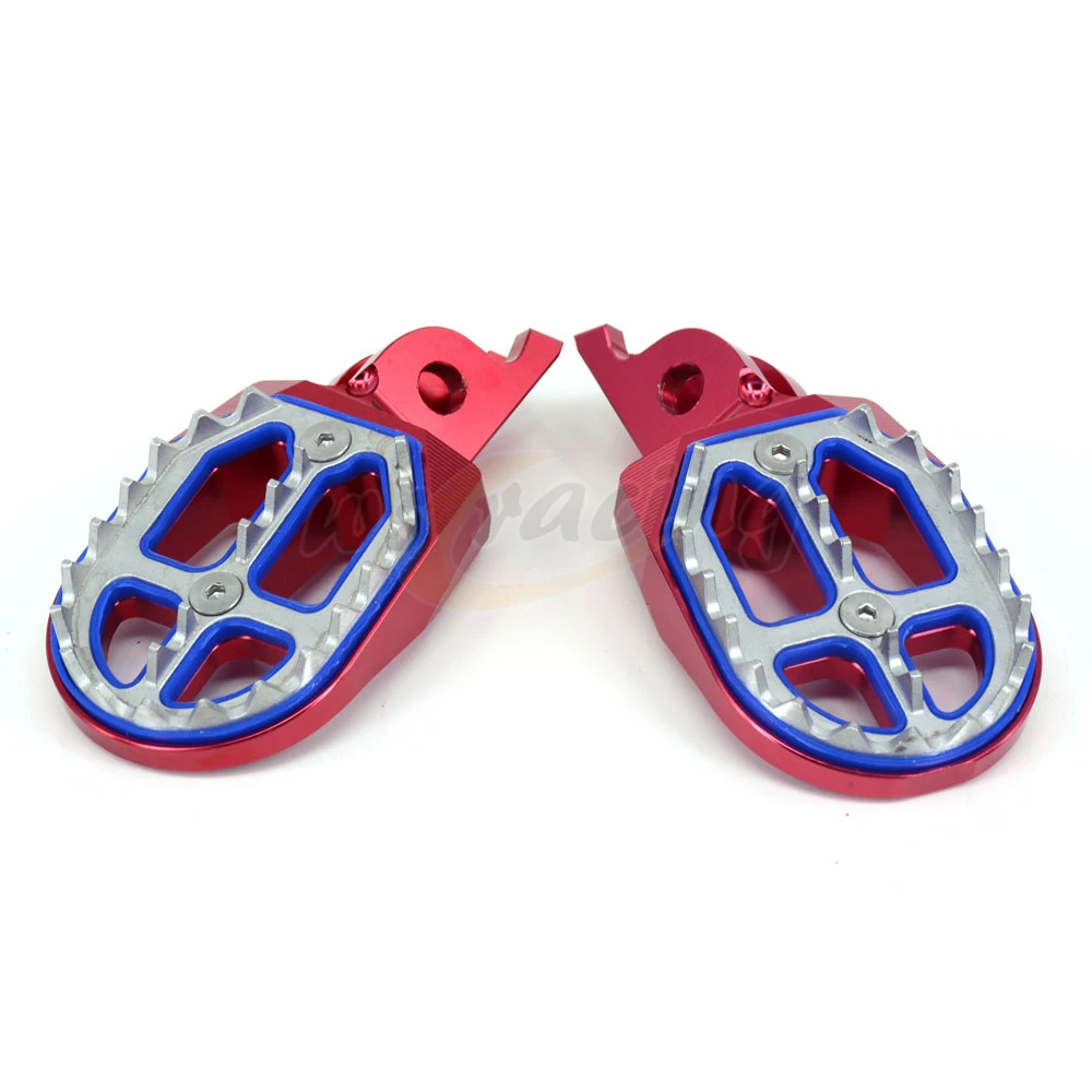 Мотоцикл заготовка MX широкий подножки педали отдых для HONDA CRF250X CRF450X CRF250R CRF450R CR125