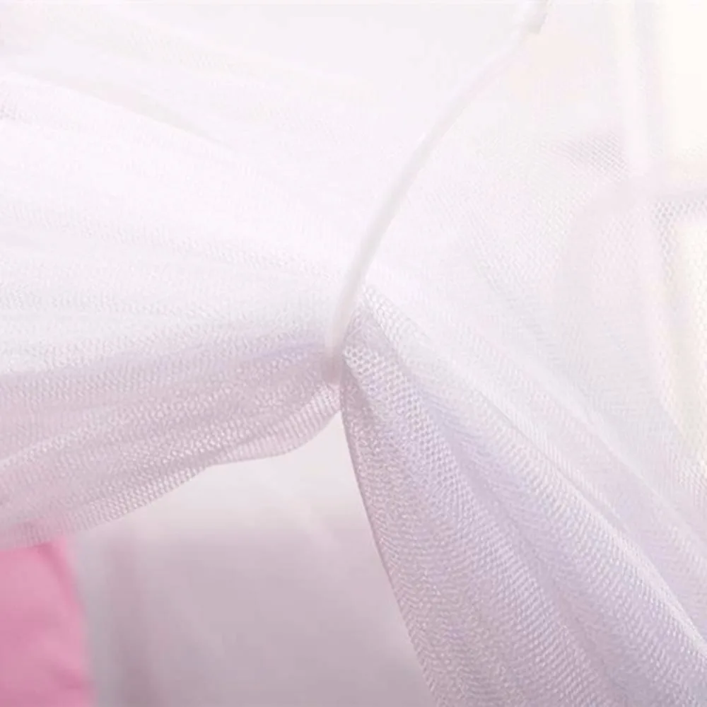 1pcs Moustiquaire Canopy White Four Corner Post Student Canopy Bed Mosquito Net Netting Queen King Twin Size images - 6