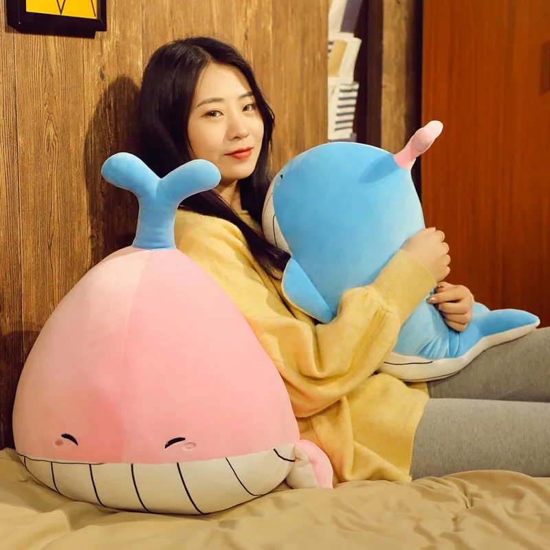 Новое прибытие Kawaii морская рыба плюшевые игрушки Мягкий голубой кит хороший