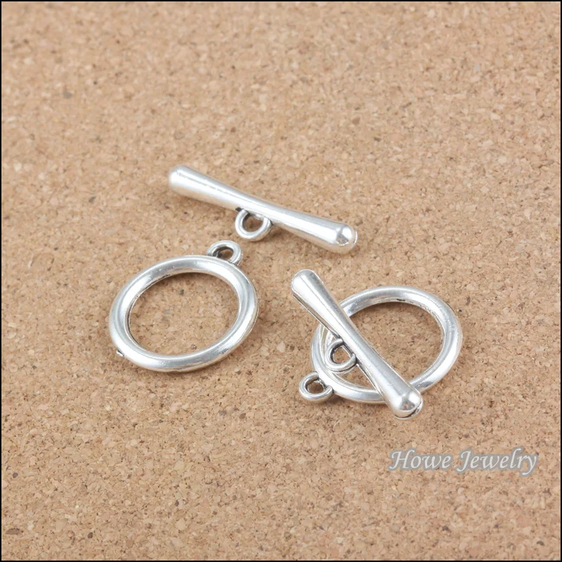 12 шт. античные серебряные зажимные застежки подвеска из сплава сделай сам шарм