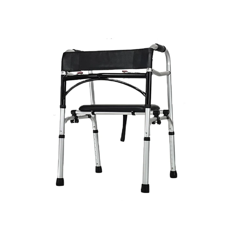 RWT830 New design folding elderly disabled people portable frame walker walking aids with backrest - Цвет: RWT830