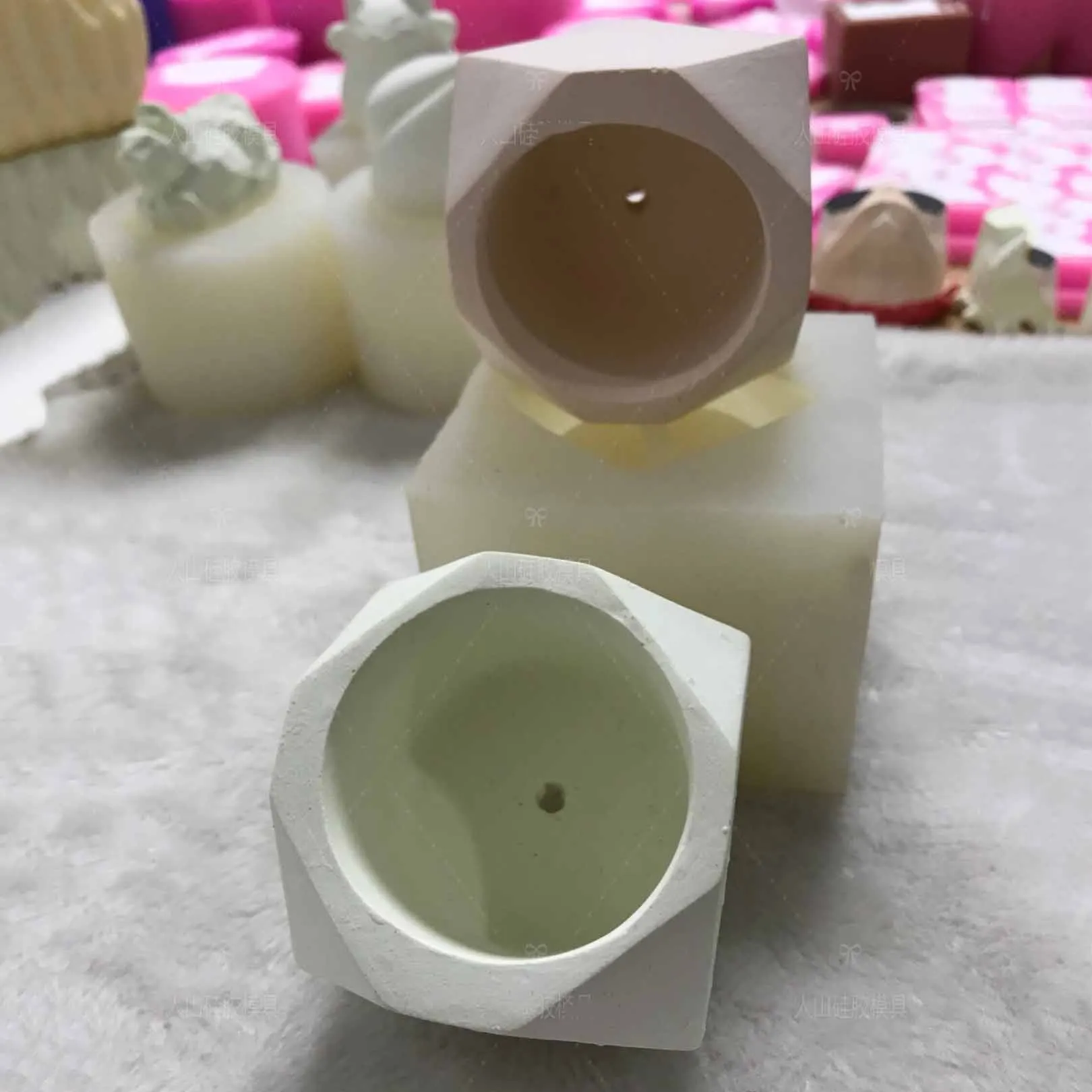 Креативный цветочный горшок формы силиконовые бетонные цементные для