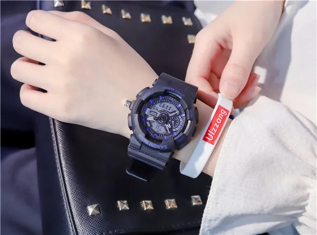 Женские цифровые часы светодиодный Электронные наручные часы Relogio Feminino цифровые водонепроницаемые спортивные часы Relojes De Mujer