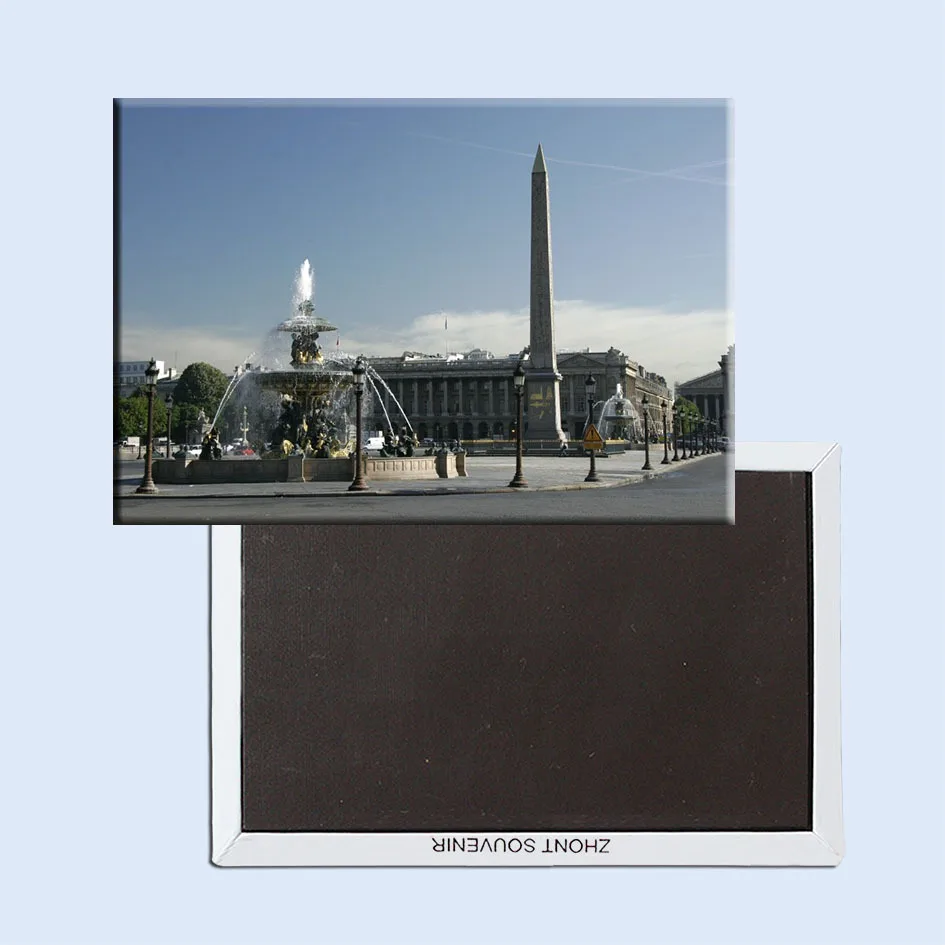 

SOUVEMAG Over Min. Order $12,The place DE la Concorde in Paris obelisk Landscape Fridge Magnet 5501 Tourism Souvenir