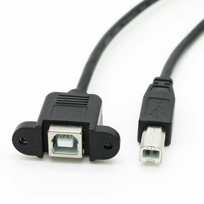 10 шт./лот USB 2 0 Тип B для мужчин и женщин M/F Удлинительный кабель передачи данных