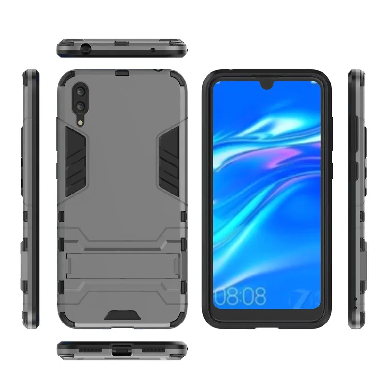 Чехол для huawei Enjoy 9 Жесткий ПК TPU силиконовый чехол Броня Гибридный противоударный