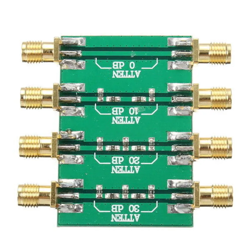 WISH-200mW DC 4,0 GHz RF Фиксированный аттенюатор SMA двойная Женская головка 0dB 10dB 20dB 30dB