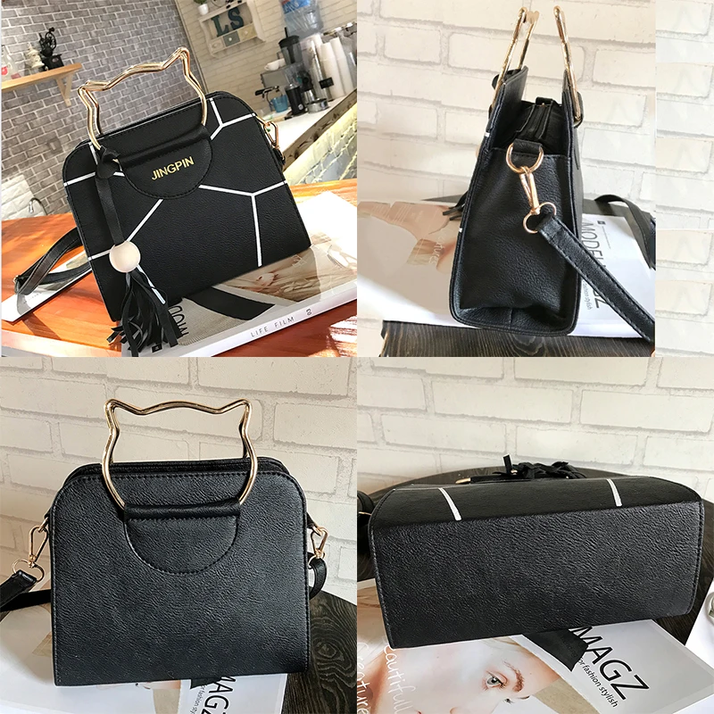 Модная женская дизайнерская сумка с кисточками на плечо Маленькая верхней