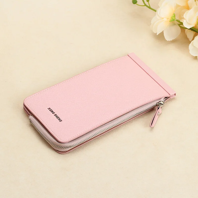 Hengsheng известный кожаный кошелек марки женский Оригинальная дизайнерская