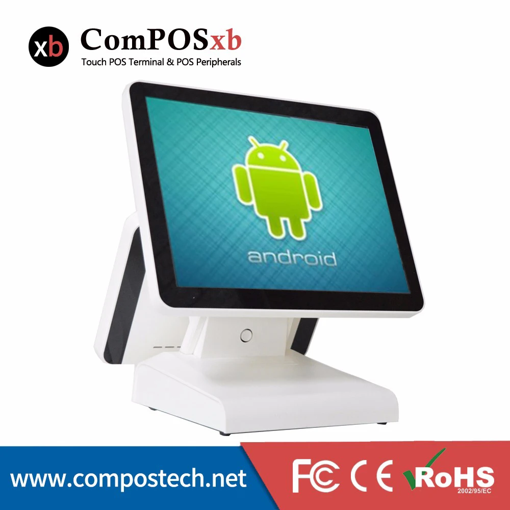 15 дюймов lcd Android точка продажи все в одном Pos система касса для бара магазина