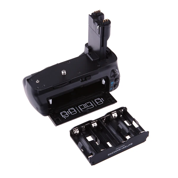 Черный высокая силы проектирование пластик аккумулятор захват для Canon EOS 7D DSLR