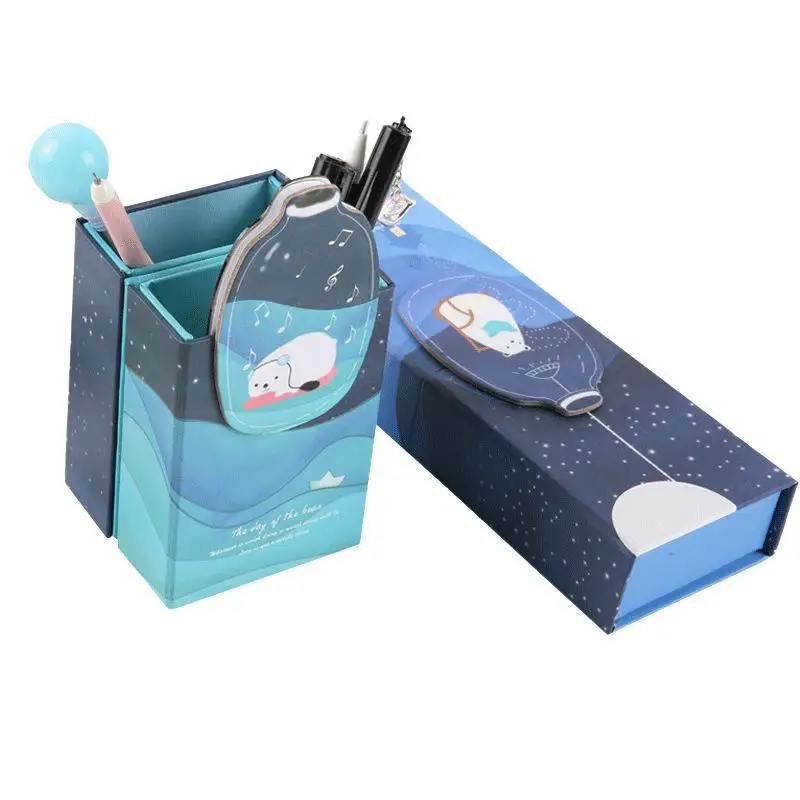 

Cute Stationery Box Creative Multi-function Folding Pencil Case Pen Holder School Pencil Bag School Supplies