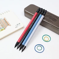 4pcs student mechanical pencil 2b 0 5mm simple sketch drawing automatic pencil with 4 refills for kid drawing school stationery