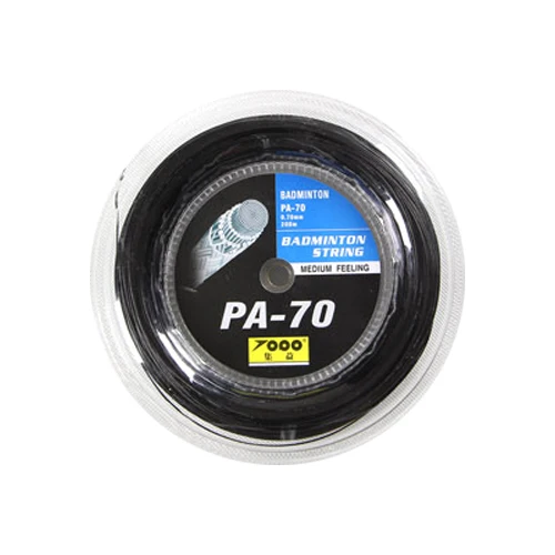 black 200 м PA70 Бадминтон/бадминтонская ракетка - Цвет: black