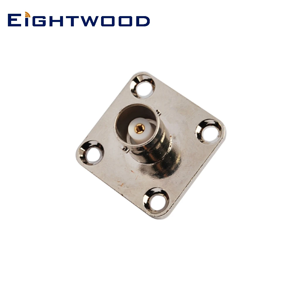 Eightwood 5 шт. BNC Jack женский RF коаксиальный разъем адаптер 4 отверстия панель
