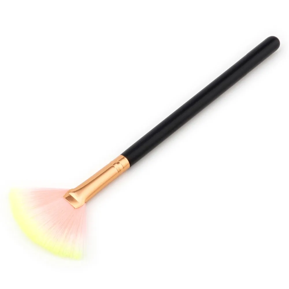Кисти для макияжа ELECOOL 1 шт. желтая микс розовая кисть бровей тени Пудра основа