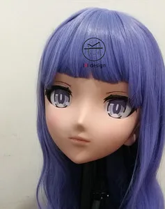 

(LiLi Mask-51) Sweet Girl Resin Head Mask Kigurumi Cosplay Japanese Role Play Anime Silicone Kigurumi Mask Crossdresser Doll