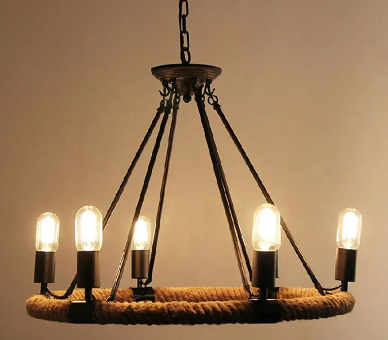 Американская люстра в стиле Маджонга ретро светильник для ресторана бара
