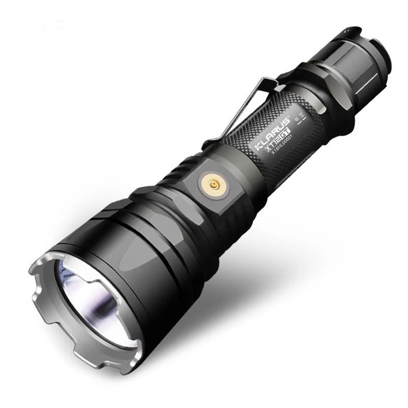 KLARUS XT12GT Магнитный перезаряжаемый фонарик CREE XHP35 HI D4 max 1600LM фонарь 603 м с