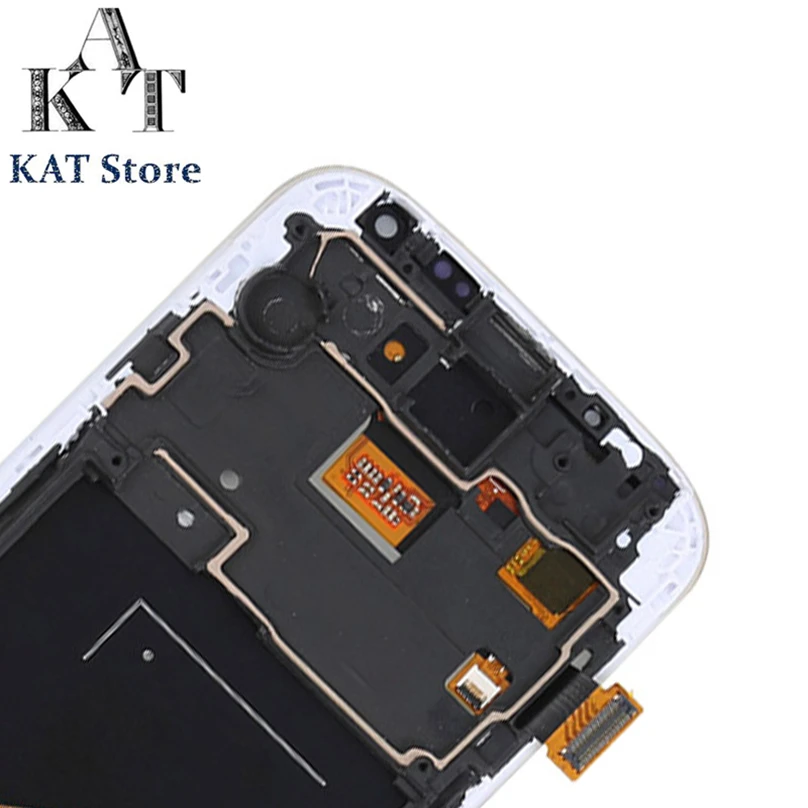Сменный ЖК экран KAT для Samsung Galaxy S4 I9500 i337 i9505 E300S дисплей сенсорный с рамкой гарантия