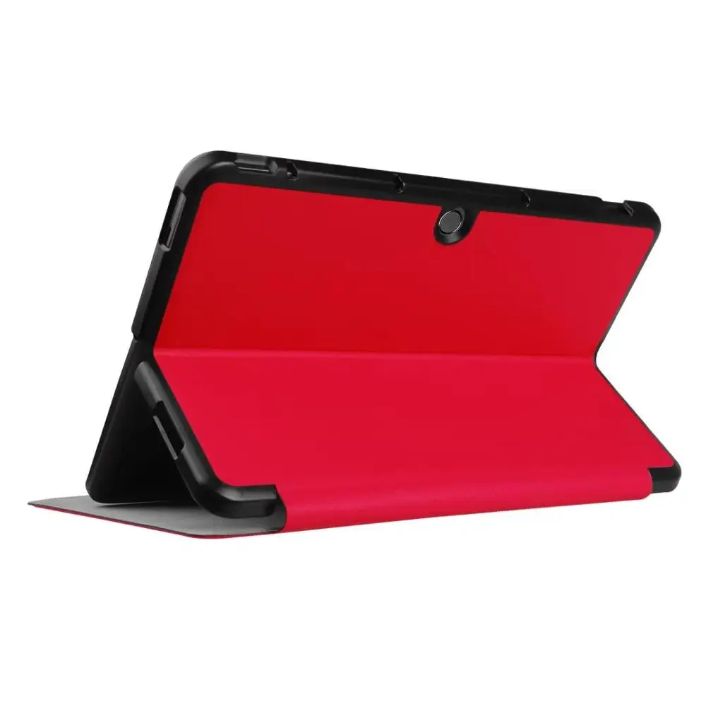 red Новейший роскошный стенд смарт-чехол из полиуретановой кожи для Asus трансформер мини T102HA 10," планшет Funda чехол+ сенсорная ручка - Цвет: red
