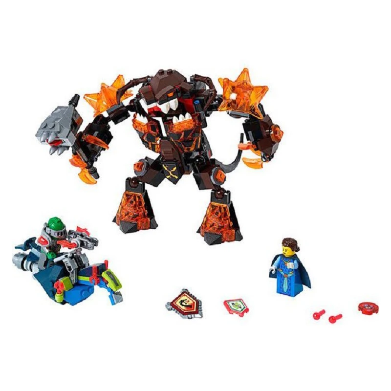 Compatible Legoe giftse 10482 Nexus Knights Nfernox Captures The Queen Aaron S Building Blocks Bricks Toys | Игрушки и хобби