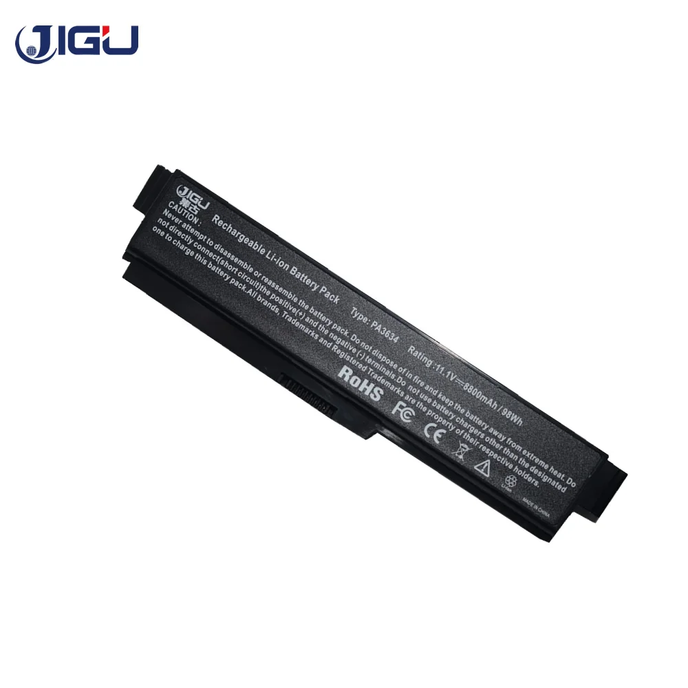 

JIGU 12Cells Laptop Battery For Toshiba Satellite Pro 3000 C650 C660 L510 L600 L630 L640 L650 L670 PS300C T110 T130 U500