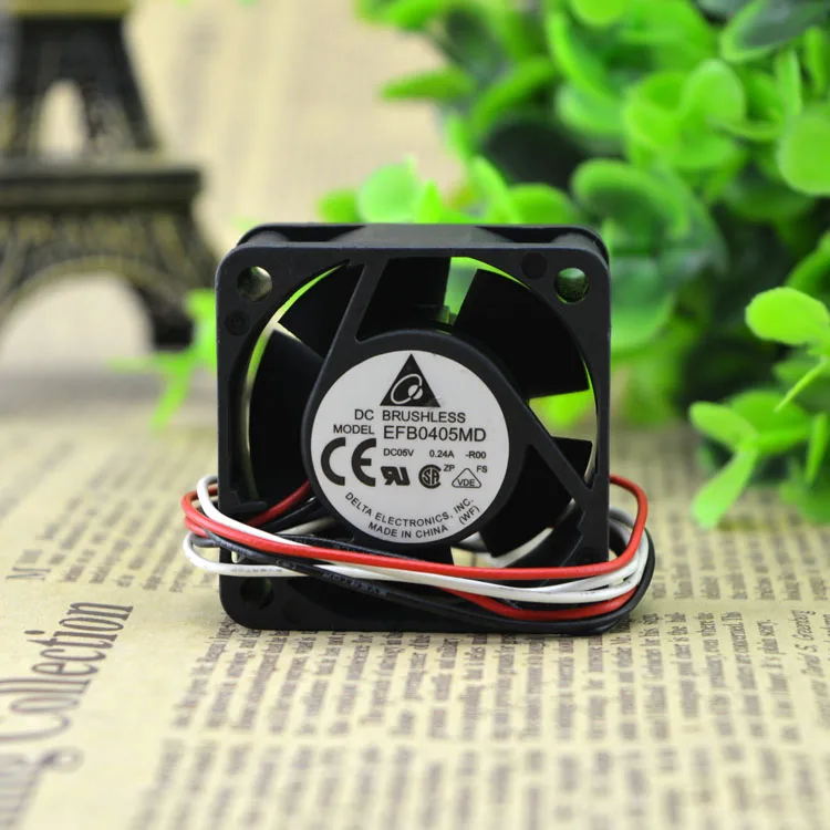 Бесплатная Доставка. 5 где v0 EFB0405MD 4 cm4020. 24 двойной шариковый подшипник вентилятора