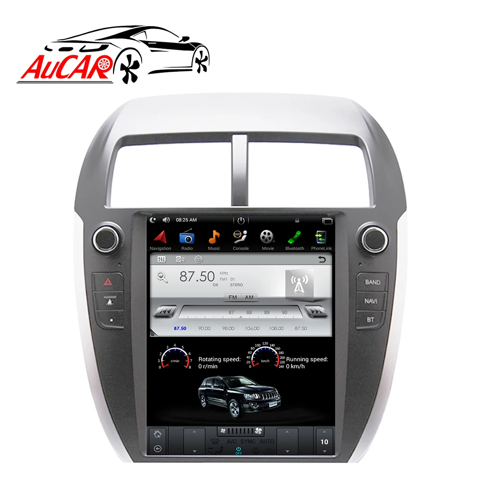 10," ips экран Android 8,1 Tesla стиль автомобиля радио для Mitsubishi ASX RVR 2010- Mitsubishi Outlander 2012- 1 din Android