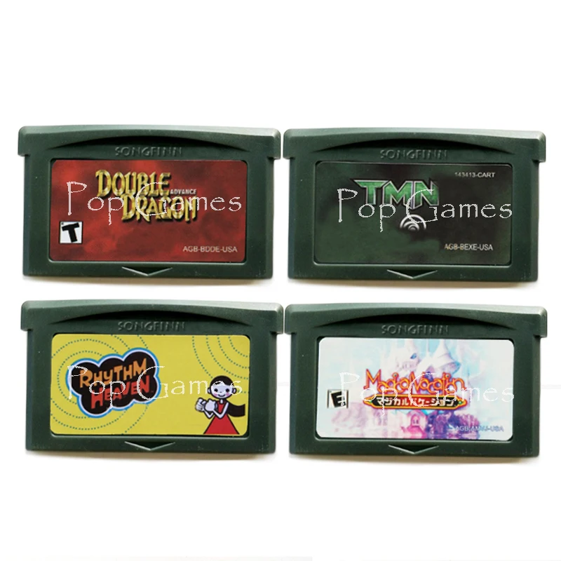 Волшебный отпуск двойной дракон TMN ритмичный Рай Для 32-битной игровой картридж