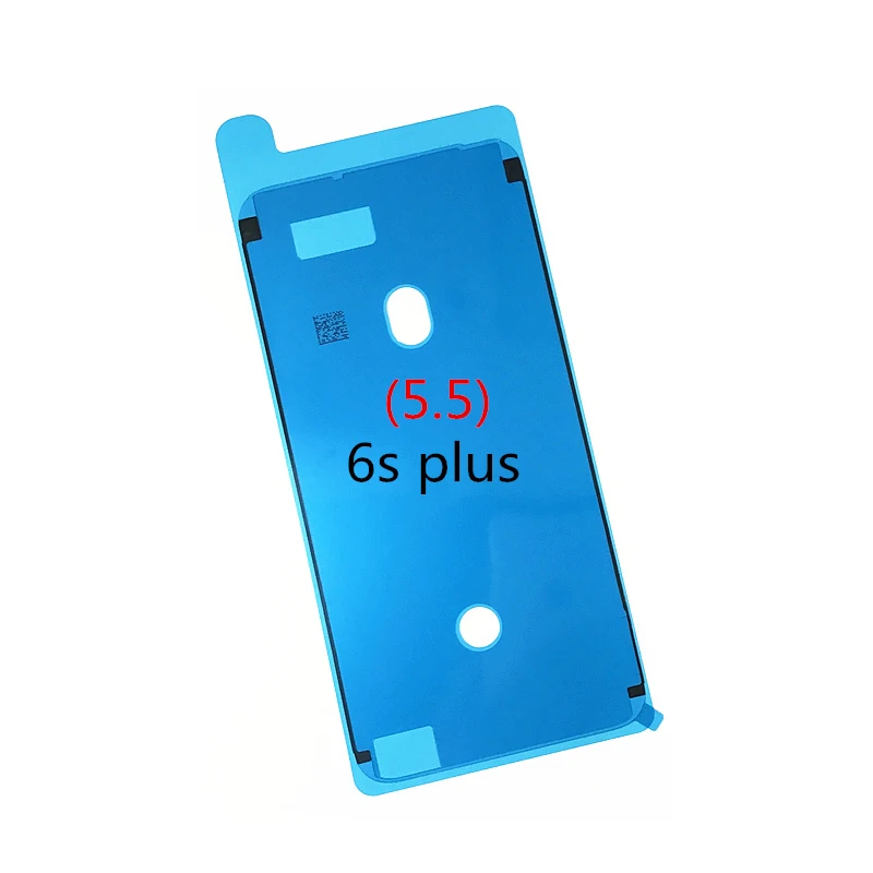 Предварительно вырезанная водонепроницаемая клейкая лента для iPhone 5 5S 6 6s Plus 7 8 Plus X XR XS Max передняя рамка сенсорного ЖК-экрана наклейка - Цвет: 6s plus White