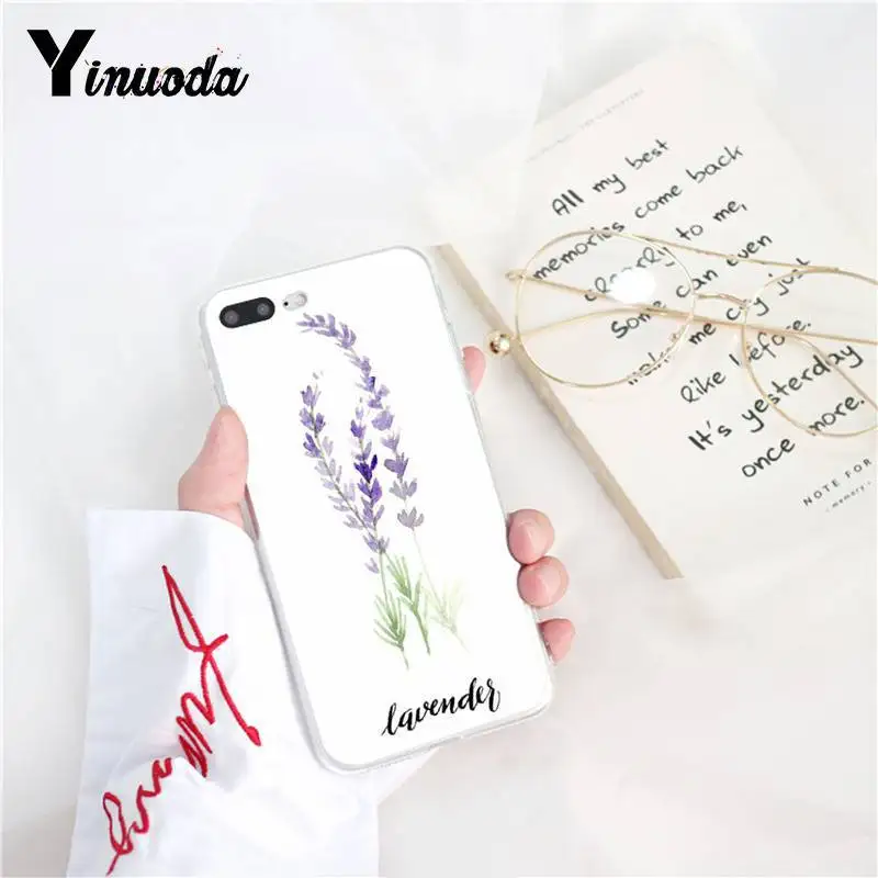 Новый художественный чехол Yinuoda для телефона с акварелью и романтическими