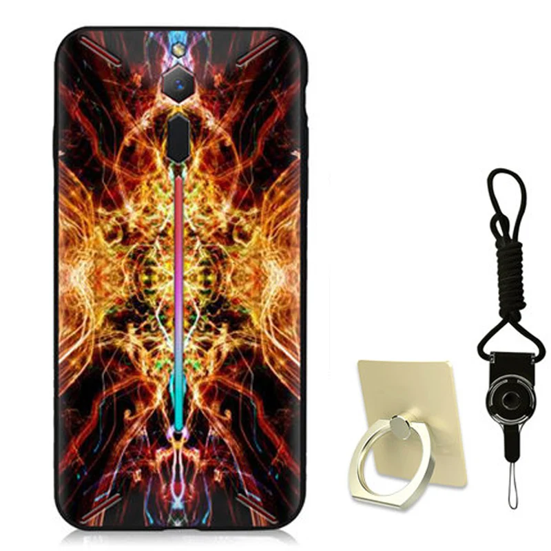 Для zte Nubia Red Magic mars Game Phone крутой мультяшный Мягкий силиконовый чехол для телефона Red Magic Mars cover Black boder для Nubia NX619J